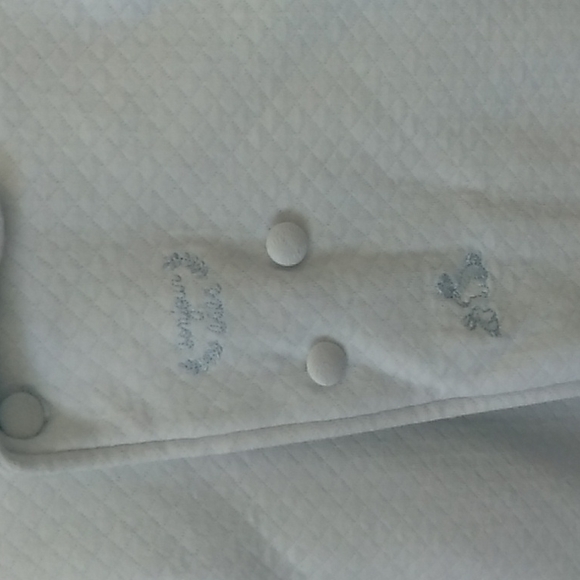 Gorgeous absorba light blue Baby bunting zipper and button closure with hood - Picture 2 of 9